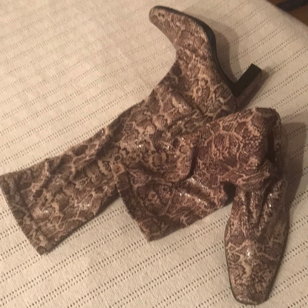 Bcbg Python Print Boots - image 3